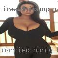Married horny housewife